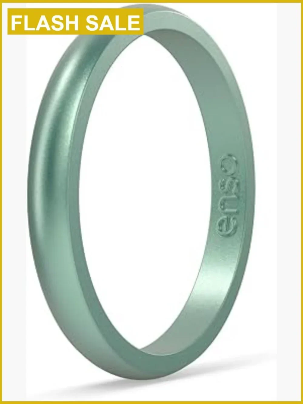 Stackable Silicone Wedding Band - Minimalist Ring - Comfort Fit